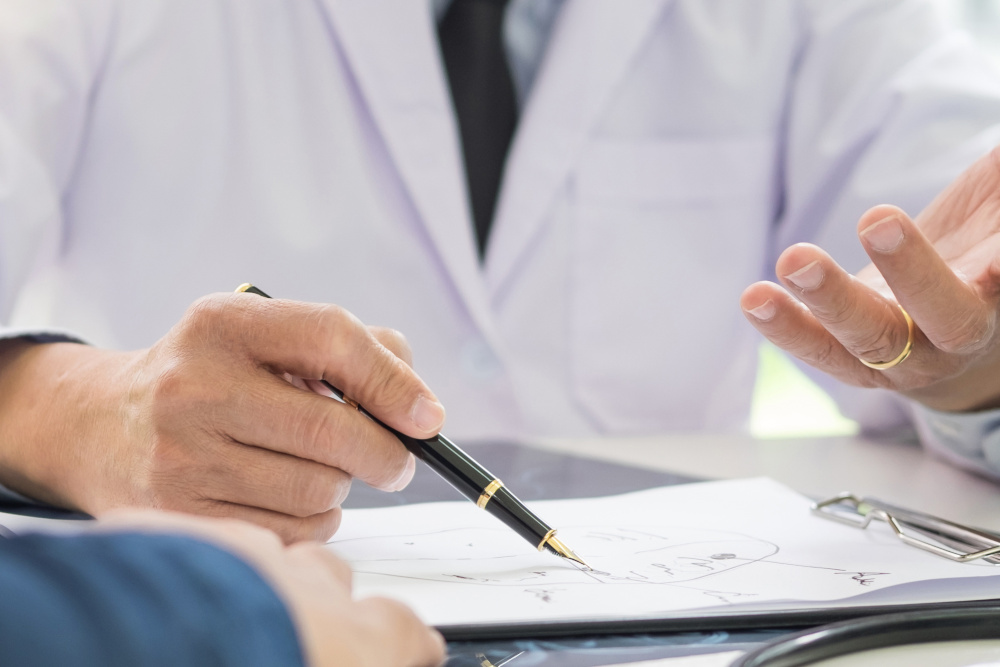 doctor giving a consultationss